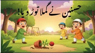 Hasnain Broke Flower Pot | Moral Story for Kids | Learn Honesty & Courage