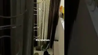 Duplex House Interiors | Double Height Dining Area | Pooja Room Interiors | IRA Interiors 9177515333