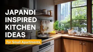 Japandi Inspired Kitchen Ideas for Small Apartment - Japanese Scandinavian Minimalist Design Style
