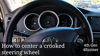 TBO: Как отцентрировать кривое рулевое колесо 4Runner