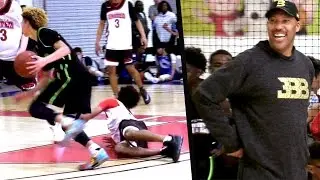 LaMelo Ball & Big Ballers STRUGGLE in CLUTCH FINISH VS Bigger Team! AAU Day 2 FULL HIGHLIGHTS