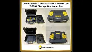 DeWalt DCB112 DCB124 Battery Charger DCB 112 124 & DWST1-70703-1 TStak II Power Tool T-STAK BOX