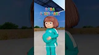 dora is in squid games 😭 pregnant with a baby! #squidgame #squidgame3 #shorts