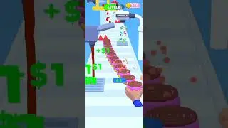 Bakery stack runner Level 8 All Level Gameplay #gameshorts #gameplay