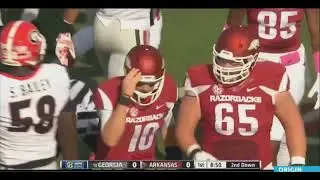 #10 Georgia Bulldogs vs Arkansas Razorbacks (Week 8, 2014)