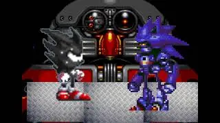 Dark Sonic VS Mecha Sonic 