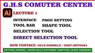 adobe illustrator course|adobe illustrator selection & direct selection tool|page setting illustratr