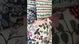 The perfect spring fabrics from Rifle Paper Co. 🤩🪡🧵✨ #sewing #diy #fabric