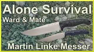 Neu !  Das Messerset f&uuml;r Survival und Jagd ! Jars Mate & Ward I Martin Linke I Alone #untermesserung