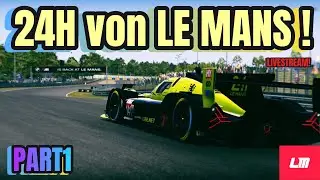 es geht rein ! Das erste 24H Rennen in Le Mans Ultimate - 11 Uhr SPLIT #adrr #lmu #simulator