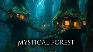 Mystical Forest - Deeply Beautiful Ethereal Music With Rain - Ambient Meditation Soundscape