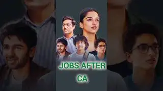 jobs after CA #icap #icai #icmai