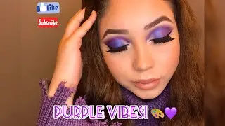 Dramatic Purple Look 💜 | Jacylin Hill XMorphe Palette