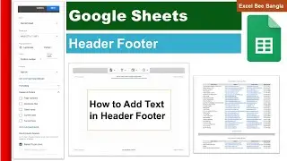 How to Add Text in the Header & Footer in Google Sheets | Easy Step-by-Step Guide