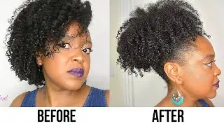 HOW TO: TWIST OUT to HIGH PUFF | Refreshing my Natural Hair in Summer | THE CURLY CLOSET