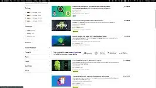 Android Unit Testing got better rank on Udemy