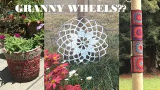 Crochet *Garden Art* Tutorials - Creative Outdoor Fiber Craft Projects!