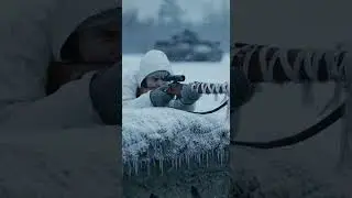 WW2 Panzer Crosses the Camera | Silent Sniper Warning Shot ⚠️ #shorts