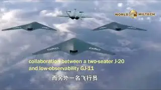 Collaboration between a two-seater J-20 and low-observability GJ-11