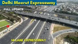 Delhi Meerut Expressway 14 Lane Expressway Full Update | #rslive
