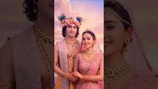#RadhaKrishna 🙏 ShivJi ko Jal Chadhate Hue | Divine Bhakti Story 💙🔱 #Trending #shorts