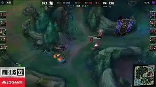 DRX Zeka Akali 1v2 outplay against RNG