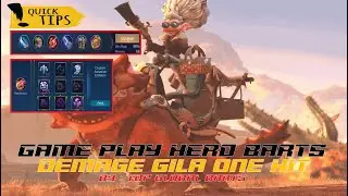 barats mobile legends - barats the dino rider, new hero gameplay [ j.  barats ] mobile legends