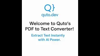 Extract Text from Any PDF | Free, Fast, and Secure PDF to Text Converter (OCR Powered)