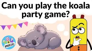 The Koala Party Game🐨Kids Dance Song | Hop and Freeze