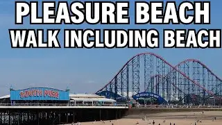 South Pier Blackpool Pleasure Beach Walk Part 2