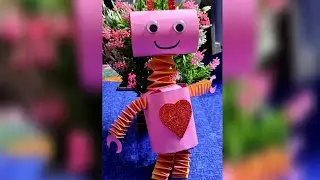 @simrancreativedream | Творческое творчество своими руками | Бумажный робот | Легко сделать |