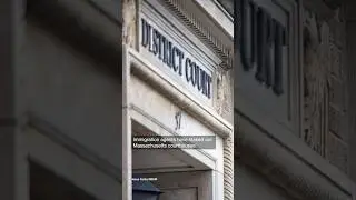 Сотрудники иммиграционной и таможенной службы США дежурят у местных зданий судов, поскольку число...