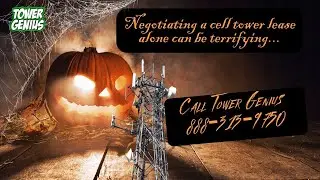 Happy Halloween from Tower Genius.  Because Negotiating a Cell Tower Lease ALONE can be TERRIFYING.