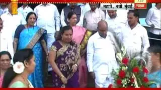 Navi Mumbai : Kishet : Mahape : 284 MIDC Affected villagers help by govt