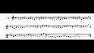 Arban's First Studies- 17