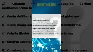 MBSTS KELAM SORULARI-1 #diyanet #books #dhbt #mbsts #&ouml;sym #yks #din #kelam