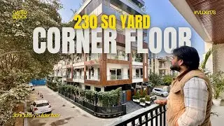230 Sq Yards Ultra Luxury 3BHK Builder Floor | Sector 57 | Near Golf Course Extension Road