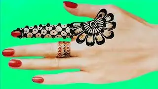 Simple Easy trending searches mehndi design front hand cute javellry mehndi design