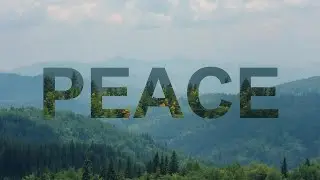 PEACE . A MOMENT OF PRAYER WITH INSTRUMENTAL PIANO BACKGROUND MUSIC.