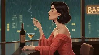 Midnight Rainy Jazz Bar - 1940s Smooth Jazz Ambiance