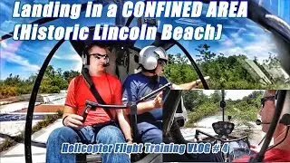 Landing in a CONFINED AREA + Autorotations | Helicopter Flight Training VLOG # 4