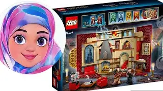 Z assembles Lego Harry Potter Griffyndor House Banner no.76409