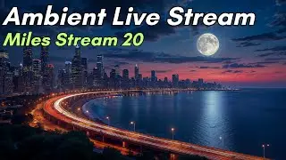 Ambient Live Stream // Miles Stream 20 // Space Music, Cyberpunk, Focus and Relaxation