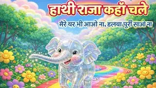 हाथी राजा कहाँ चले? 🐘 | Funny Elephant Chair Song 😂 | Kids Hindi Rhymes | Kunnu Tube