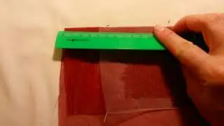 Пошив Штор из Полуорганзы на Имитации Люверсной ленты - поэтапно.