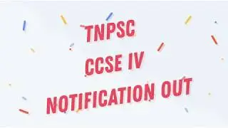 Group IV Notification OUT 2019 | CCSE 4 notification !!!