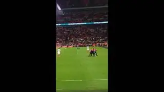 PITCH INVASION AT WEMBLEY STADIUM !