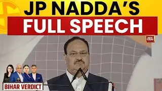 JP Nadda Full Speech: JP Nadda's Speech At Delhi BJP HQ After NDA Sweeps Bihar | Bihar Results