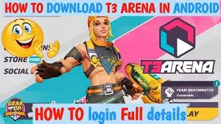 How to login and download T3 ARENA in android || T3 ARENA download and login || TXC GOD || #t3arena
