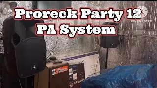 Proreck Party 12 Powered PA Speaker System Follow up Review and Features How to Connect